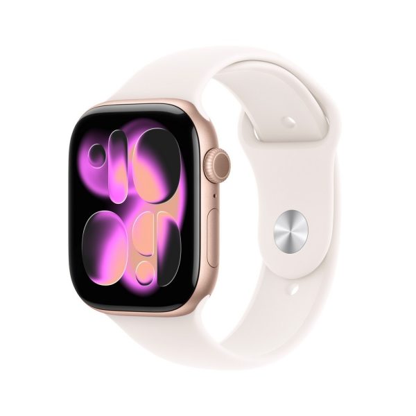 Apple Watch 11 Rose Gold Al Case Light Blush SB
